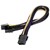 Silverstone PP07-PCIBG 8-pin PCIe 250mm Extension Cable Sleeved in Black and Gold