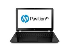 HP Pavilion 15-n229sa (15.6 inch) Notebook PC Quad Core A10 (4655M) 2GHz 8GB 1TB DVD Burner SuperMulti WLAN Webcam Windows 8.1 64-bit (Radeon HD 7620G/8670M 2GB) Black/Silver