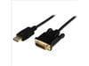 StarTech.com (3 feet) DisplayPort to DVI Active Adaptor Converter Cable - DP to DVI 1920x1200 - Black