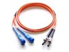 StarTech.com Multimode Duplex Fiber Optic Cable ST-SC (3m)