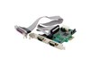 StarTech.com 2S1P Native PCI Express Parallel Serial Combo Card with 16550 UART