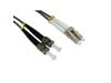 Cables Direct 2m OM1 Fibre Optic Cable, LC - ST (Multi-Mode)