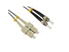 Cables Direct 3m OM1 Fibre Optic Cable, ST - SC (Multi-Mode)