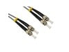 Cables Direct 2m OM1 Fibre Optic Cable, ST - ST (Multi-Mode)