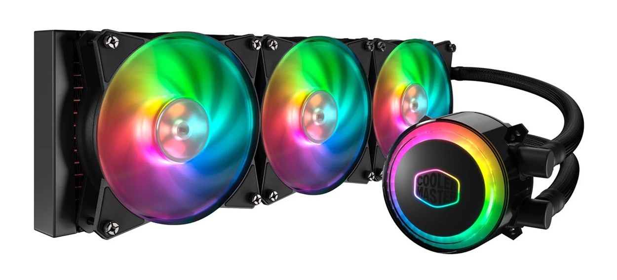 A Cooler Master MasterLiquid ML360R RGB AIO Liquid CPU Cooler