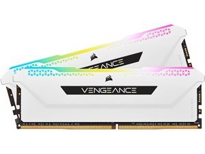 Corsair Vengeance RGB white memory.