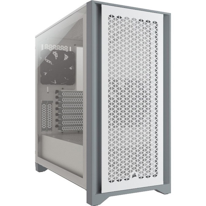 Corsair iCUE 4000D white case.