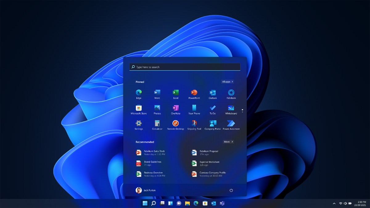 The Windows 11 desktop and Start Menu.