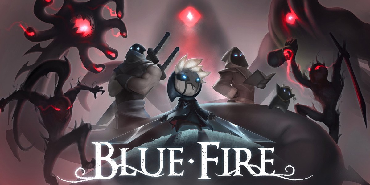 Blue Fire logo.