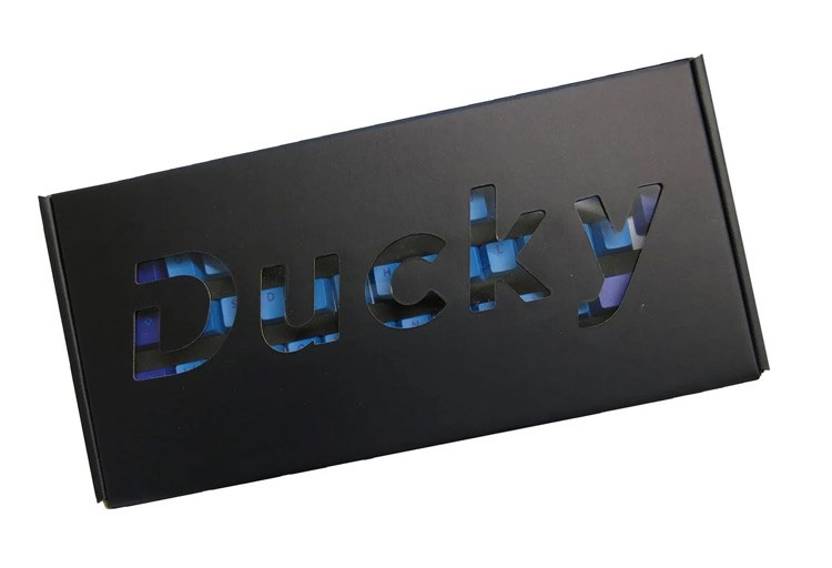 Ducky's packaging for keycaps.