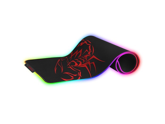 A RGB gaming mouse pad.