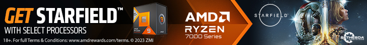 Click here to visit our promotion page for the AMD Ryzen promotion, where you can get Starfield with the purchase of an AMD Ryzen 7000-series processor.