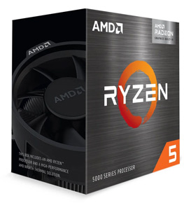 Angled image of the AMD Ryzen 5 5600G box