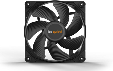 Front view of a be quiet! Silent Wings 3 fan