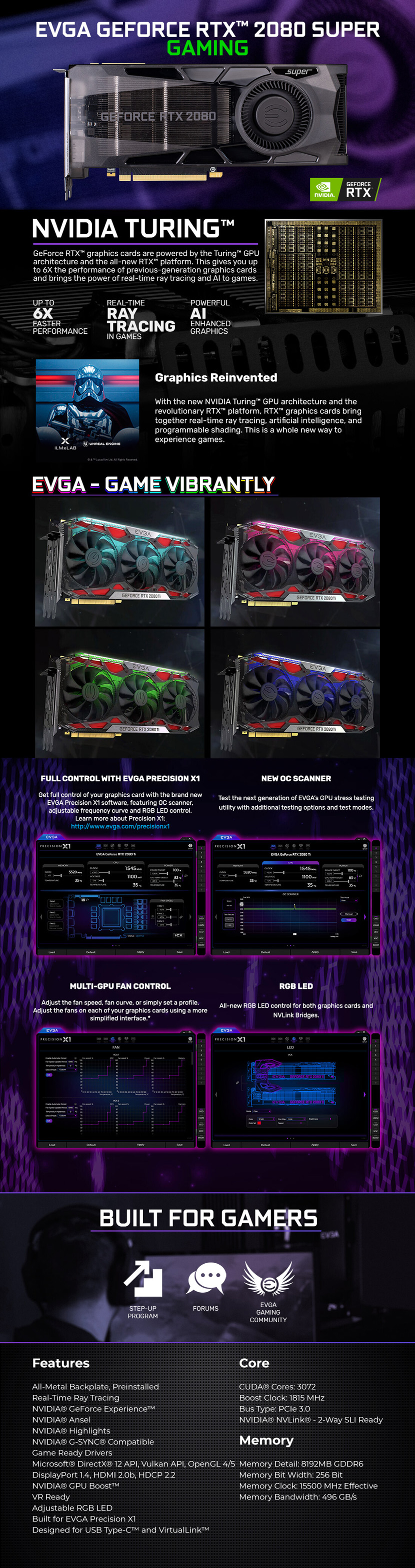 EVGA GeForce RTX 2080 SUPER GAMING