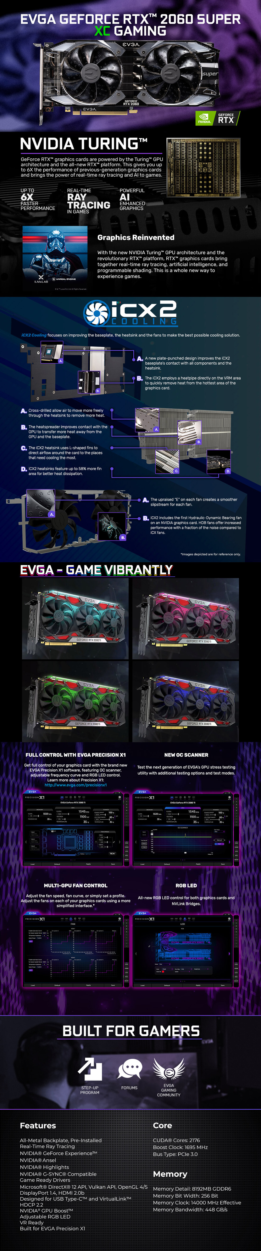 EVGA GeForce RTX 2060 SUPER XC GAMING