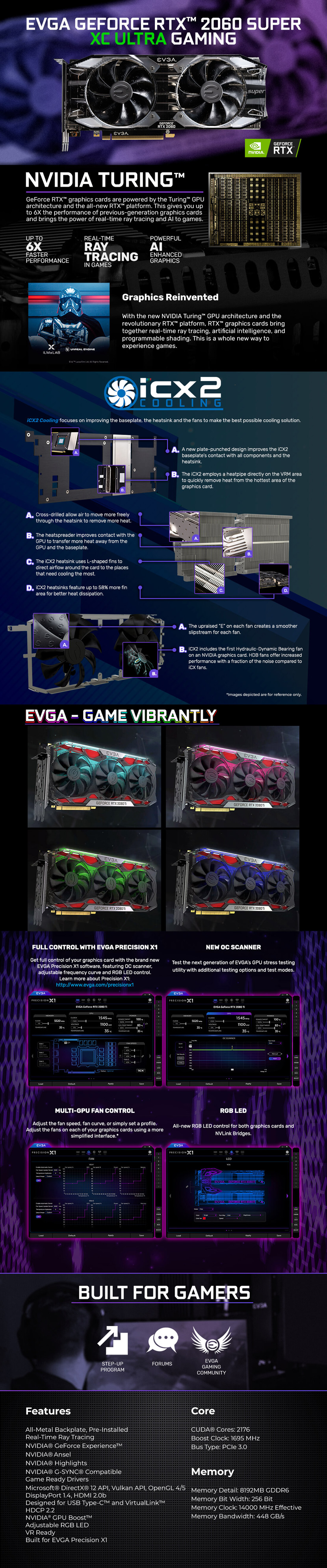 EVGA GeForce RTX 2060 SUPER XC ULTRA GAMING