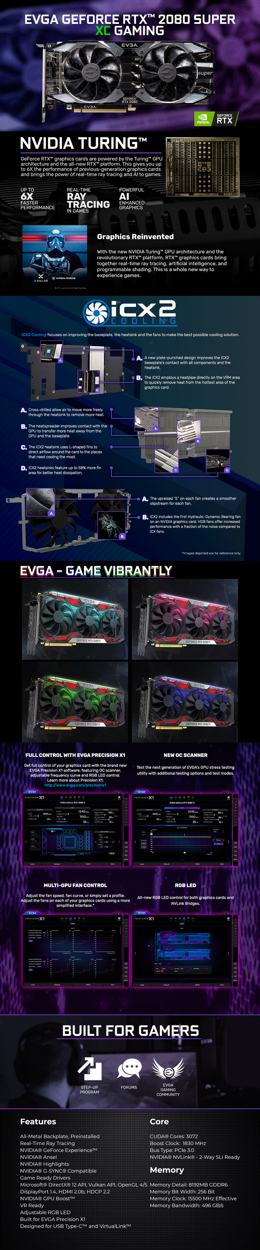 EVGA GeForce RTX 2080 SUPER XC GAMING