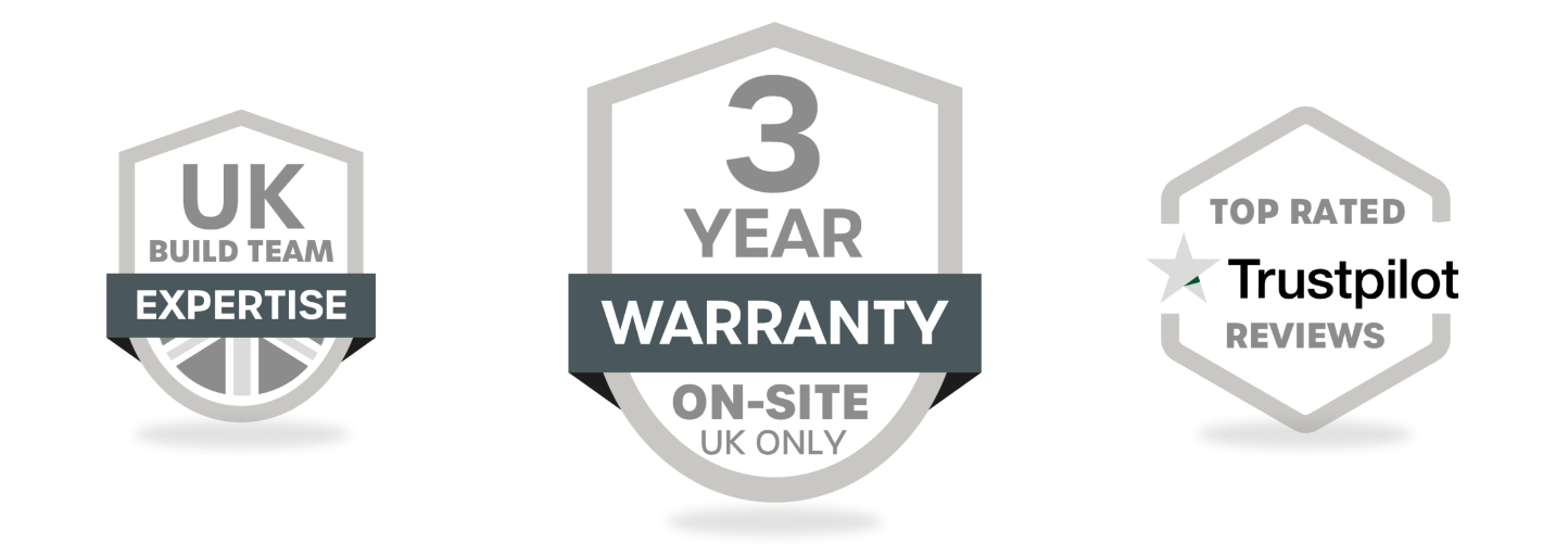 3 Year Warranty provided with our systems.