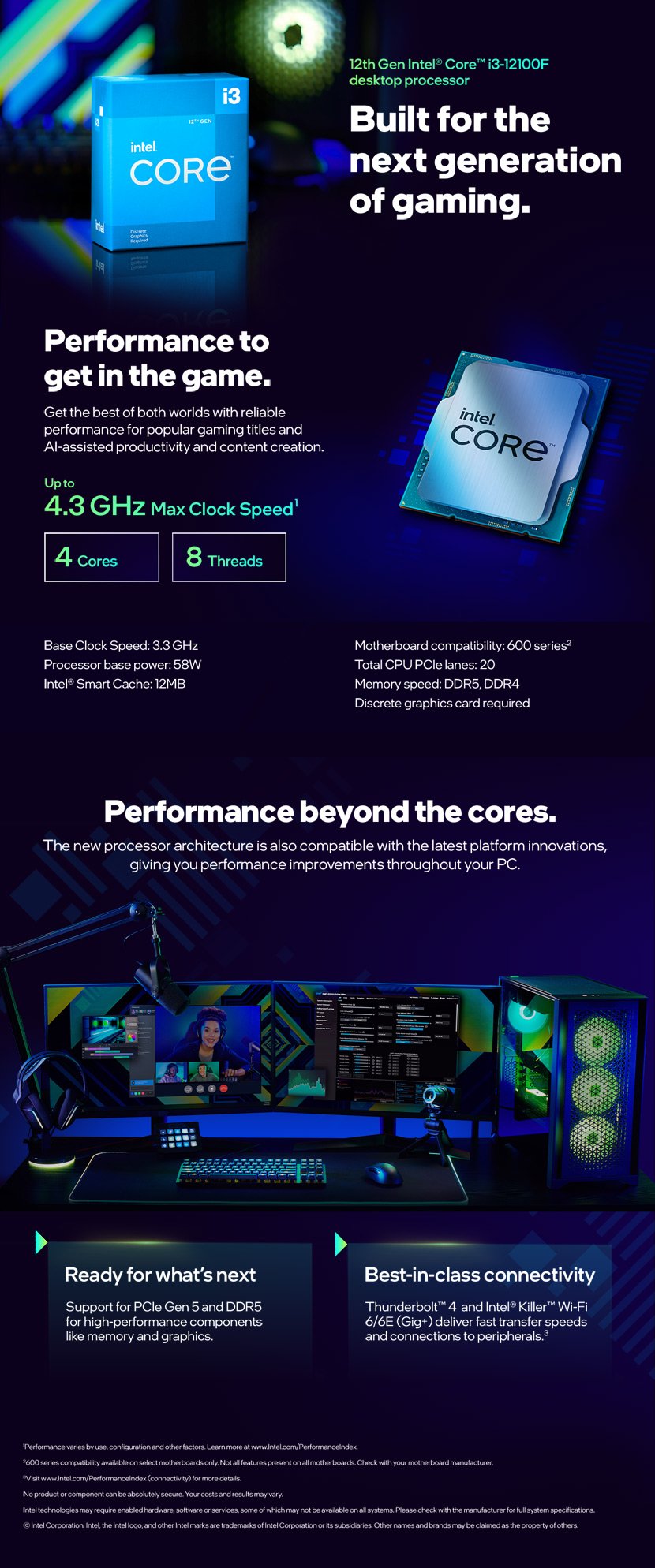 Intel Core i3-12100F.