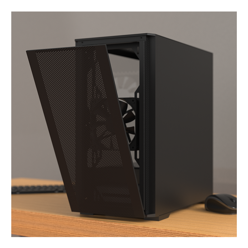 Front view of the AIR 100 LITE Case with the mesh panel part removed.