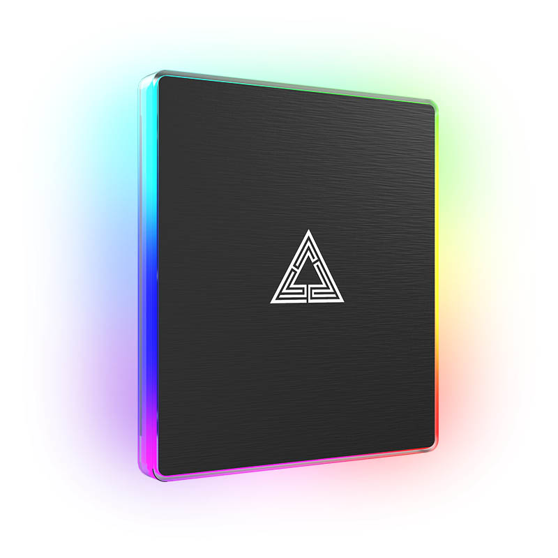 The ARGB LED panel of the cooler.
