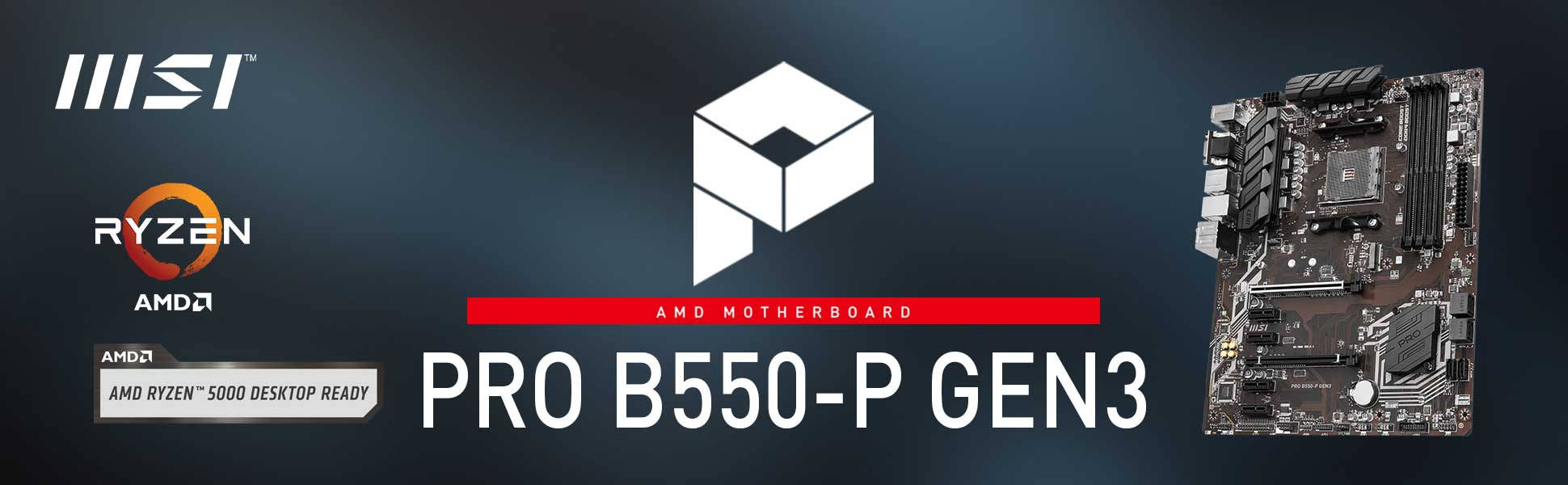 msi PRO B550-P Gen3 Banner
