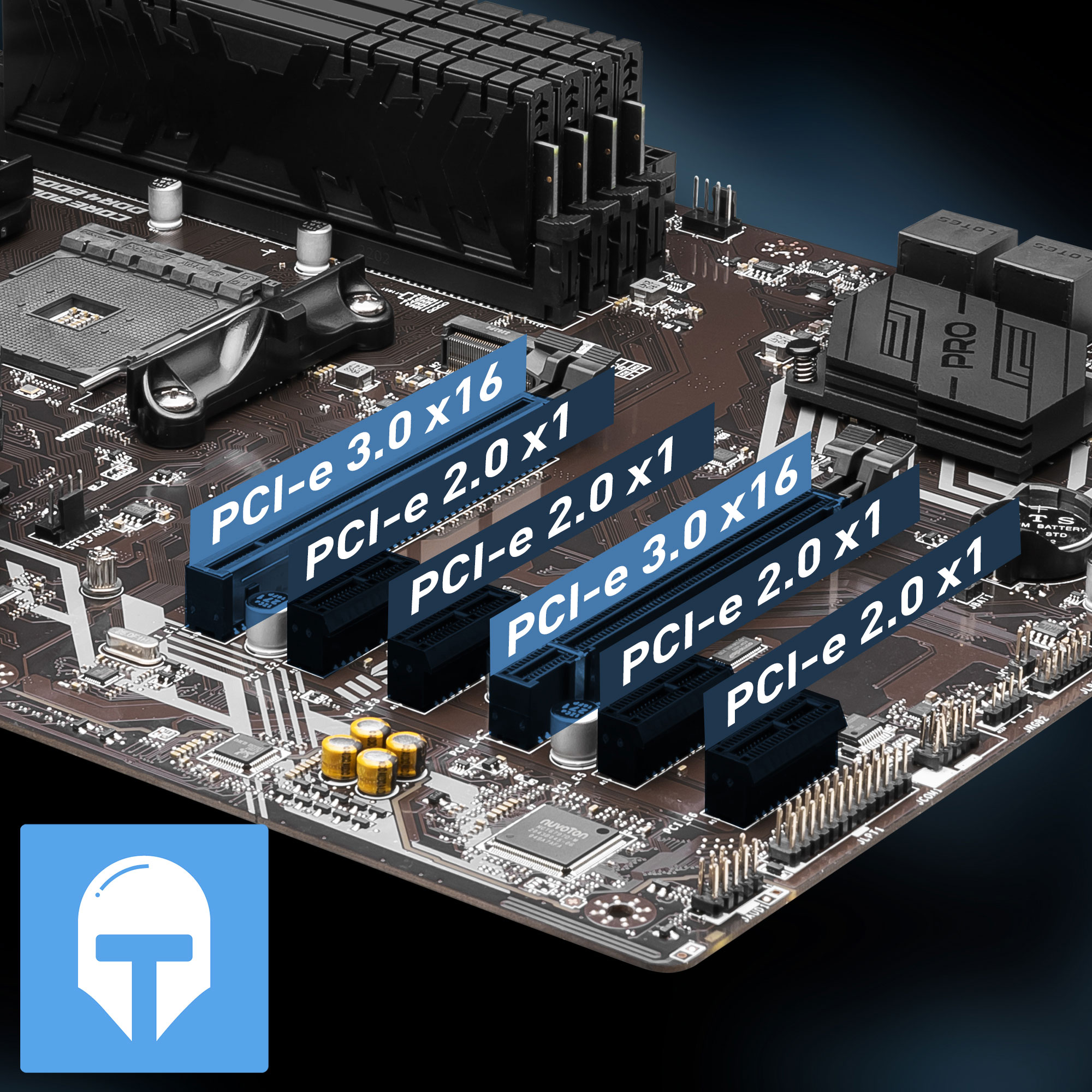 msi PRO B550-p Gen3 PCIE