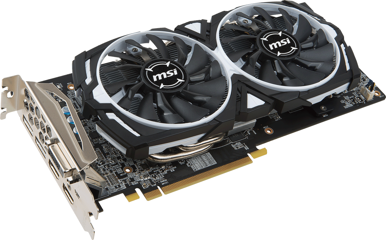 MSI RX 580 ARMOR 4G OC dual fan