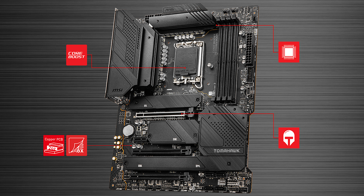 MSI MAG Z690 TOMAHAWK WIFI CORNERSTONE overview