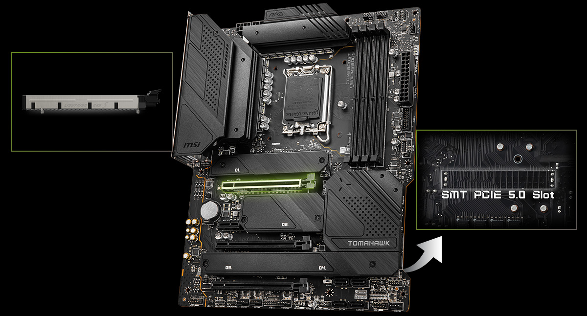 MSI MAG Z690 TOMAHAWK WIFI LIGHTNING GEN 5 PCI-E