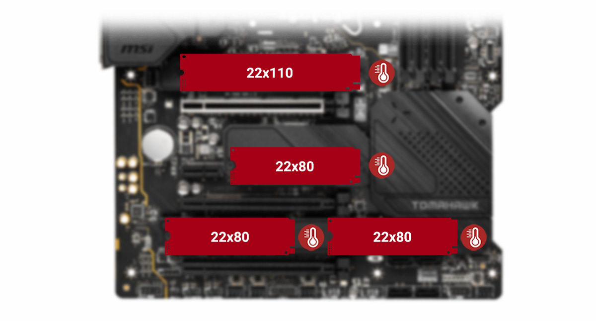 MSI MAG Z690 TOMAHAWK WIFI M.2 SHIELD FROZR
