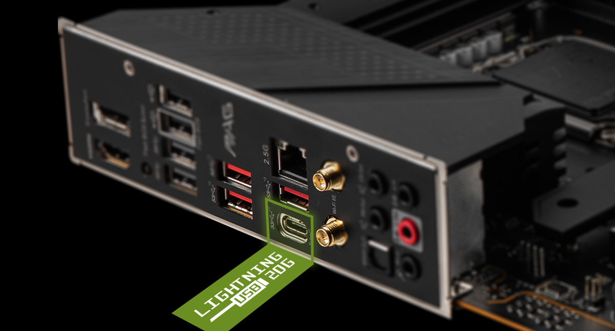 MSI MAG Z690 TOMAHAWK WIFI DOUBLE BANDWIDTH WITH LIGHTNING USB 3.2 GEN 2X2 20G