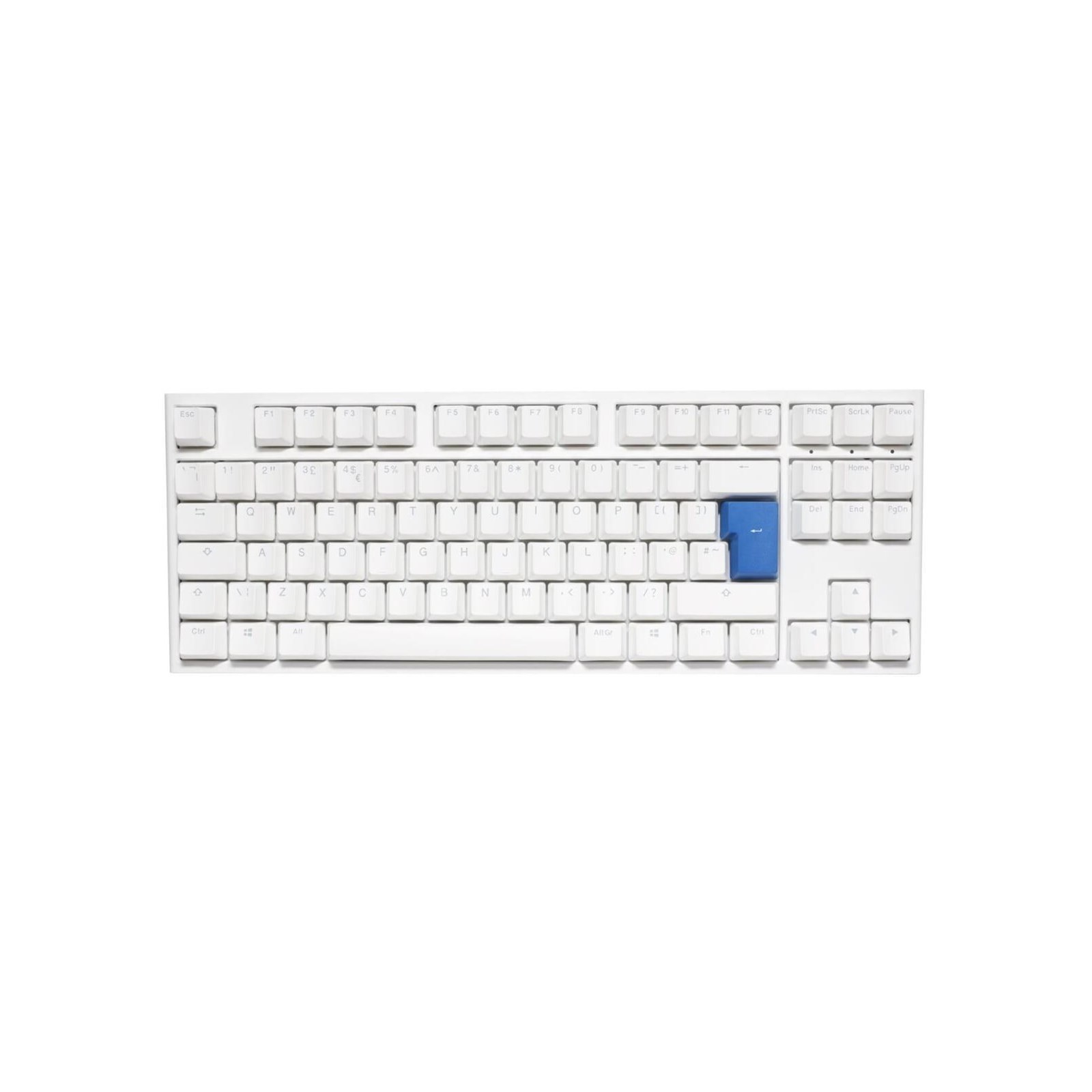 Forstærker Sjældent Udelade Ducky One2 TKL Pure White RGB Backlit Red MX Switch Keyboard -  1787ST-RUKPDWWT1 | CCL