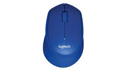 Logitech M330 Silent Plus Wireless Mice (Blue) - Retail