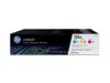 HP 126A (Yield: 1,000 Pages) Cyan/Magenta/Yellow Toner Cartridge Pack of 3
