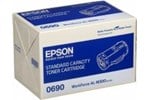 Epson 0690 Standard Capacity Black Toner Cartridge (Yield 2700 Pages) for WorkForce AL-M300D/AL-M300DN Laser Printers