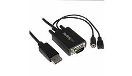 StarTech.com (6 feet/2m) DisplayPort to VGA Adaptor Cable with Audio