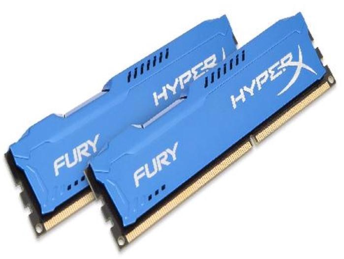 HyperX FURY Blue 16GB (2x 8GB) 1600MHz DDR3 RAM - HX316C10FK2/16 | CCL ...