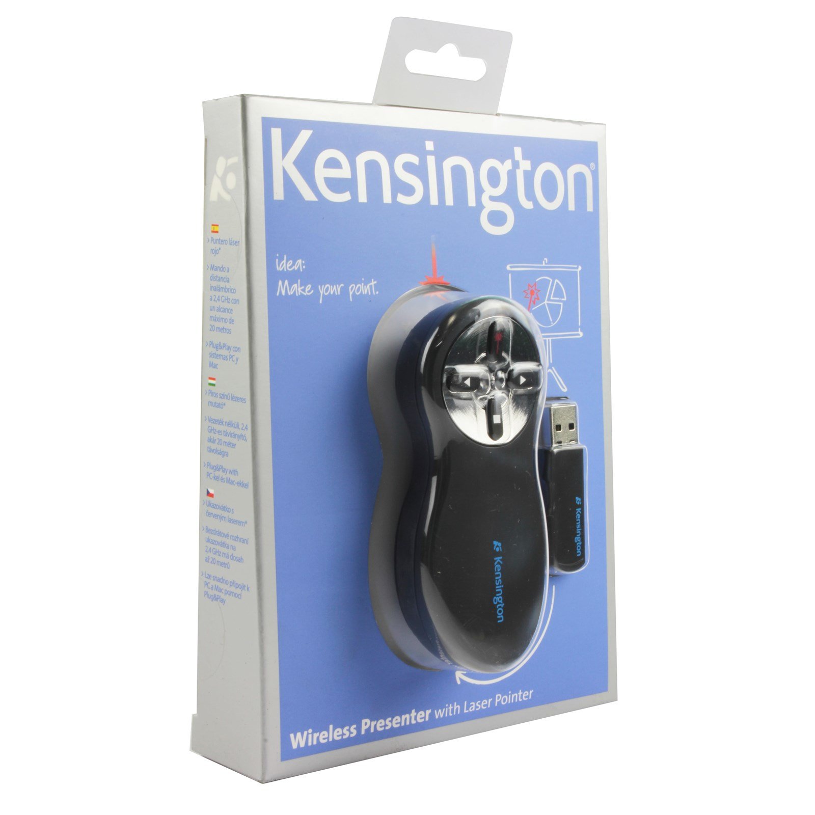 Kensington 2.4GHz Wireless Presenter with Red Laser