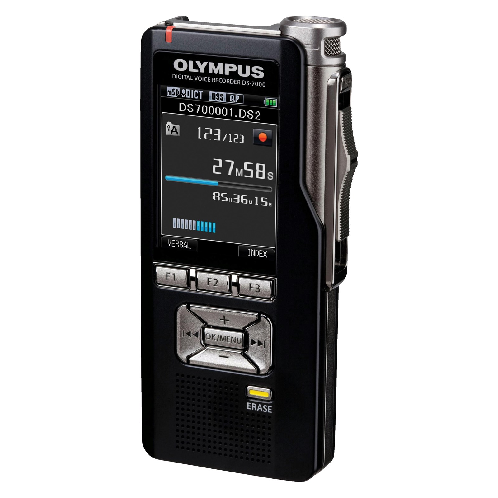 Olympus DS7000 Digital Voice Recorder with 2 inch LCD Screen