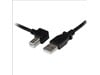 StarTech.com 2m USB 2.0 A to Left Angle B Cable - M/M