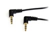 StarTech.com (3 feet) Slim 3.5mm Right Angle Stereo Audio Cable Male/Male (Black)