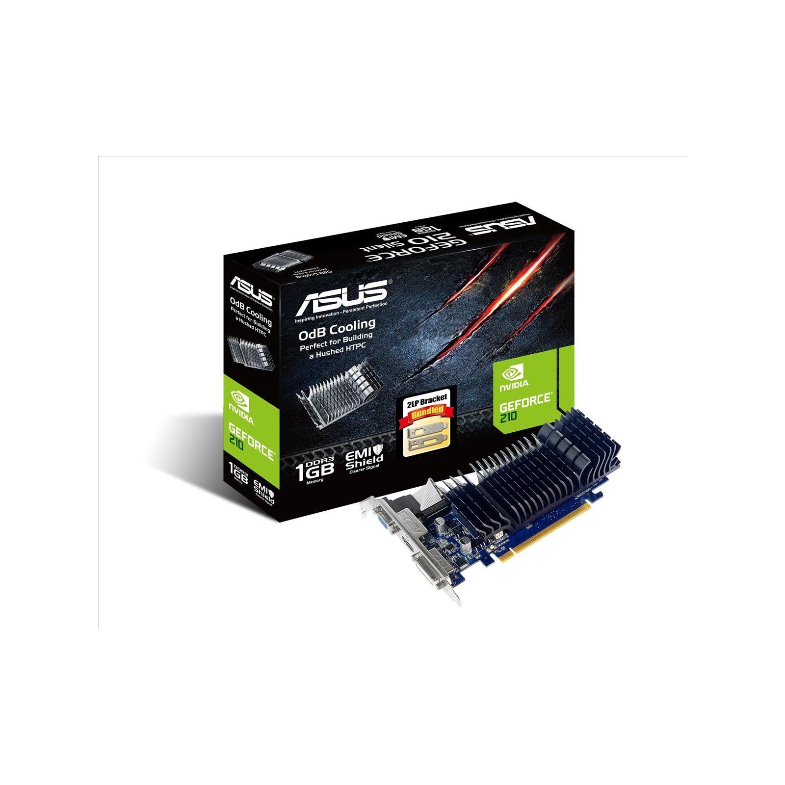 ASUS NVIDIA GeForce 210 1GB Graphics Card - 90-C1CP61-L0UANAYZ | CCL ...