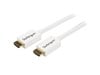StarTech.com 3m (10 feet) White CL3 In-wall High Speed HDMI Cable - HDMI to HDMI - M/M