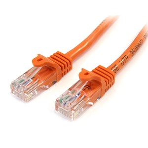 StarTech.com (1m) Snagless Cat5e UTP RJ-45 Network Cable (Orange)