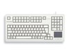 CHERRY G80-11900 Touchboard USB Wired Keyboard with Built-in Touchpad in Light Grey with Cherry MX Black Switches, UK