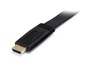 StarTech.com (5m) Flat High Speed HDMI Cable with Ethernet - HDMI - M/M