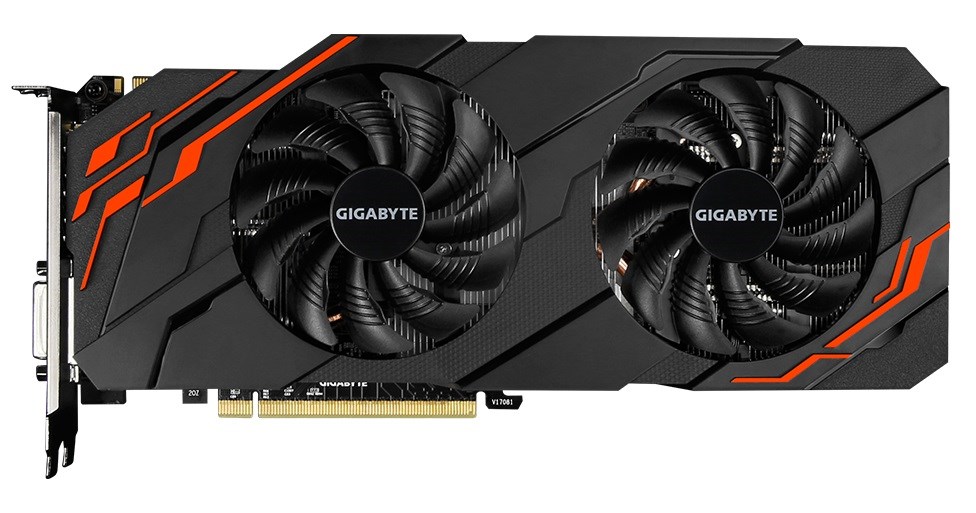 Gigabyte GeForce GTX 1070 Windforce 8GB Card - GV-N1070WF2OC-8GD V2 ...