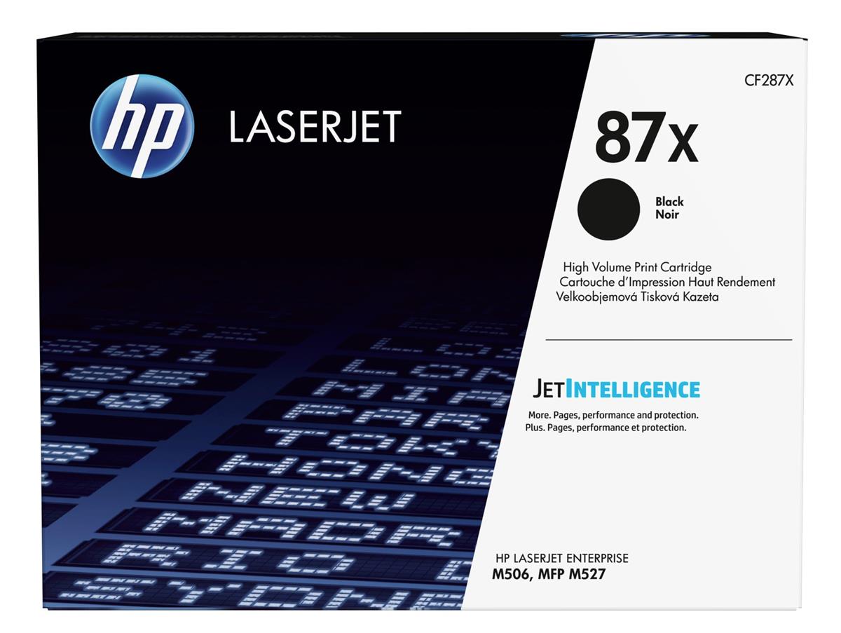 HP 87X (Yield: 18,000 Pages) High Yield Black Laser Toner Cartridge -  CF287X | CCL Computers